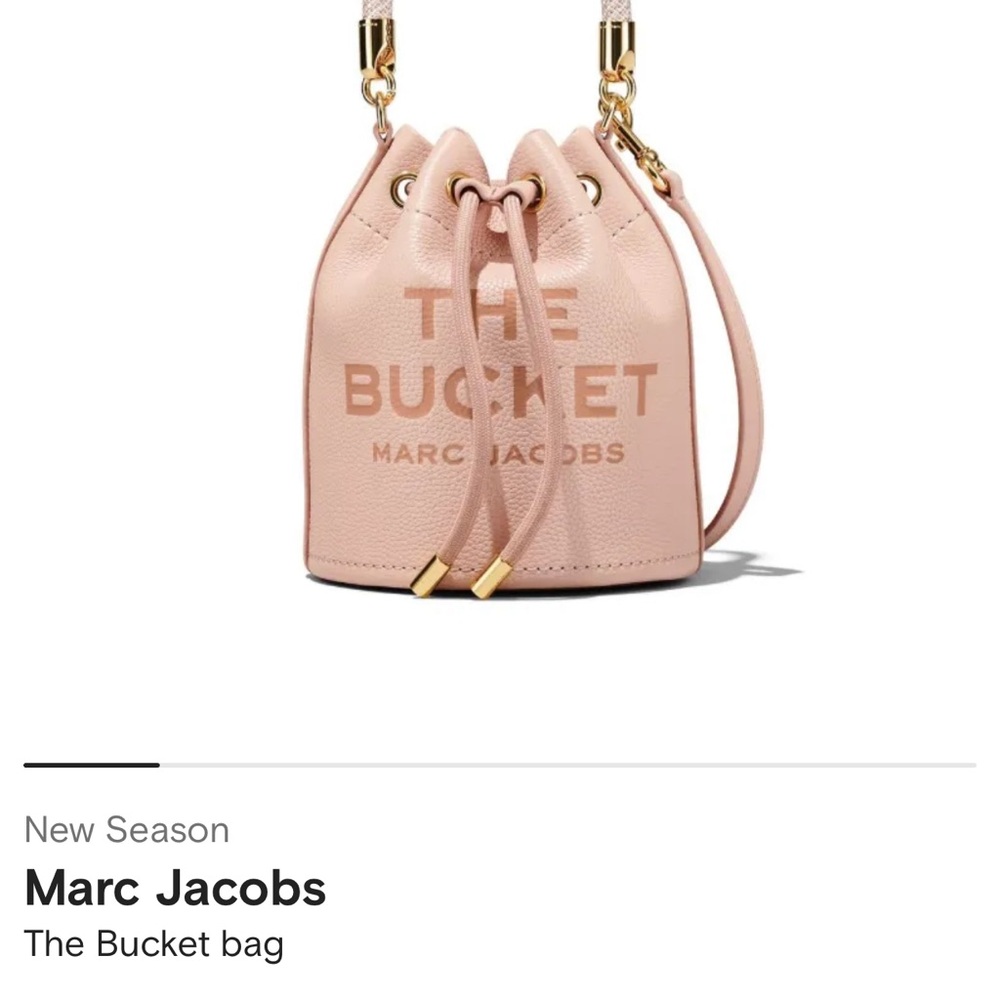 Marc Jacobs Pink Crossbody Bag with Bucket Shape - Picture 3 of 10